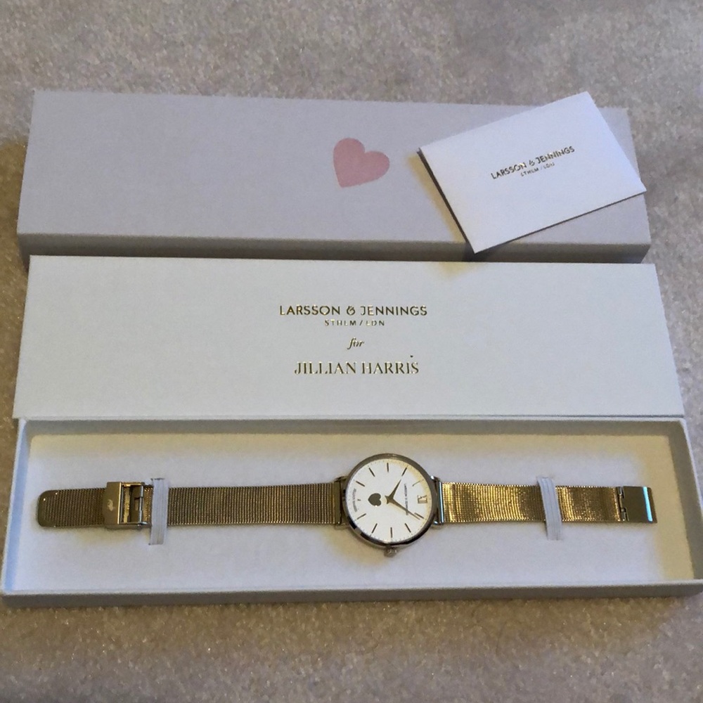 BNIB Larsson Jennings x Jillian Harris Gold Watch